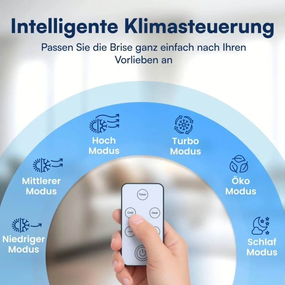 EpiCooler Erfahrungen verschiedene Modi und Klimasteuerung